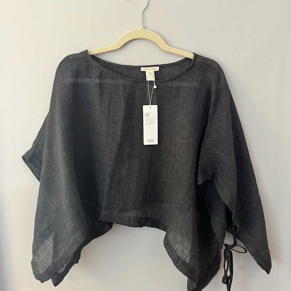 Eileen Fisher Linen Cape